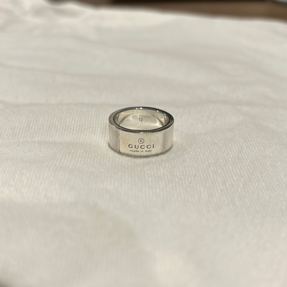 Gucci Trademark Stripe Ring